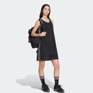 adidas Originals Denim 3 Stripes Tank Dress NWT